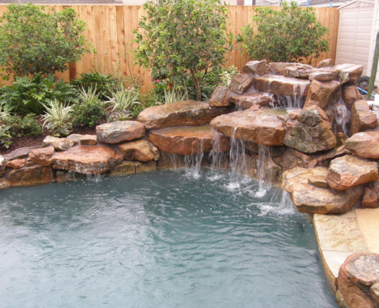 Artificial Rock Waterfall (Cast Concrete) #2103